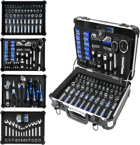 Prostormer Set di Attrezzi Meccanici, 240 Pezzi Strumento di Riparazione Auto Universale per Casa Ki - Foto 1 di 12