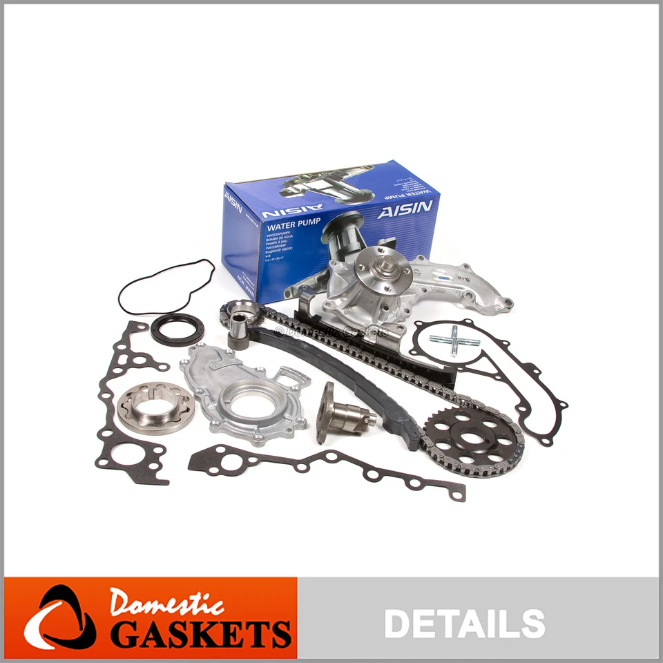 95-04 Toyota Tacoma 2.4L DOHC Timing Chain Oil Pump AISIN Water Pump Kit 2RZFE - Image 1 of 4