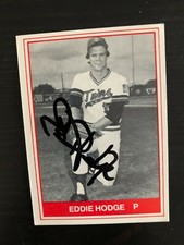 Minnesota Twins EDDIE HODGE autographed 1982 TCMA Orlando Twins