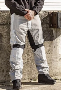 Joe Rocket Free Flyt Mens Large Textile Motorcycle Overpants Gray/Black - Bild 1 von 10