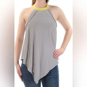 We The Free Tanktop mit spitzem Saum meliert grau Small - Bild 1 von 5