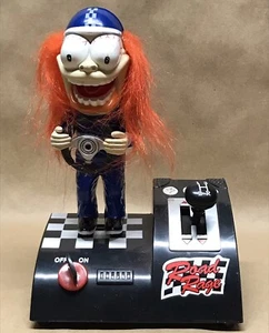 GETESTET - GEMMY ROAD RAGE RACER ORANGE HAARE BLAU ANZUG LICHTER SOUNDS - Bild 1 von 7