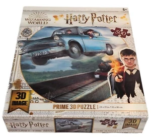Harry Potter Wizarding World Weasleys Auto Zug 500 Teile Prime 3D Bild Puzzle - Bild 1 von 9