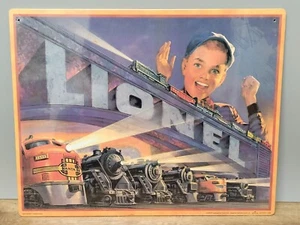 Hallmark Great American Railways 1952 Lionel Railroad Catalog Cover Tin Sign - Picture 1 of 2