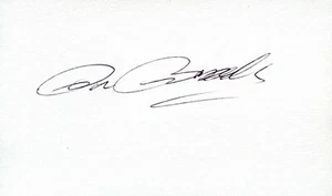 Don Bosseler signed autographed Auto 3 x 5 Index Card - Picture 1 of 1
