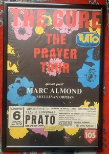 The Cure Original Italian Prayer Tour Poster - Picture 1 of 13
