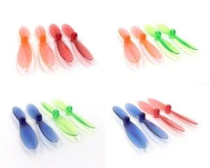 Hubsan X4 H107D 4 Sets of 4 Transparent Colored Propellers - Picture 1 of 5