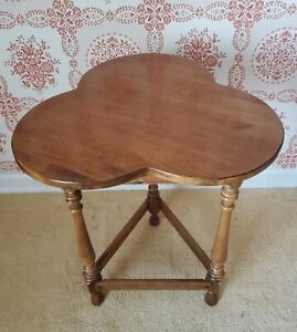 Ethan Allen Circa 1776 Cloverleaf Side Accent End Table Solid Maple 18 8007