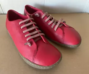 Camper Peu Cami Leather Low Top Damen Sneaker Gr. EU 40 US 9 - Rot - Bild 1 von 11