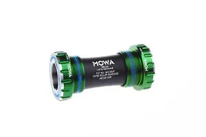 MOWA TRB-AA Road Cyclocross Bicycle Bike Bottom Bracket English Bsa 68mm Green - Picture 1 of 8