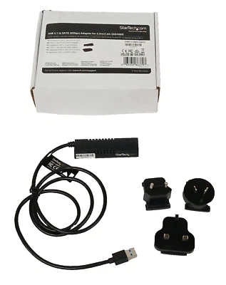 NEW StarTech USB312SAT3 USB 3.1 (6 Gbps) Adapter Cable for 2.5"/3.5" In SSD/HHD - Image 1 of 4