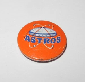 1960's BASEBALL HOUSTON ASTROS STADIUM SOUVENIR PIN BUTTON TOKEN COIN PINBACK - Picture 1 of 2