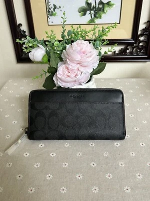 Coach Men’s Accordion Wallet In Signature Canvas - Image 1 of 4