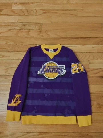 Kobe Bryant Los Angeles Lakers NBA Adidas 2013 Warm Up Sweatshirt Youth XS Cover