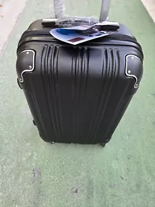 Travel Suitcase 20" Carry On 8 Wheels Spinner Hard Shell New With Tags Tsa Lock - Picture 1 of 6