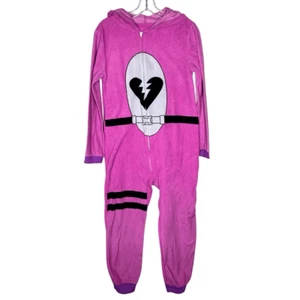 Fortnite Kids Pink Cuddle Team Leader Costume Pajama Size 14/16 Hooded - Picture 1 of 13