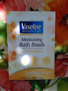 Vaseline Moisturizing Bath Beads 24 OZ Chamomile Peaceful Orchard