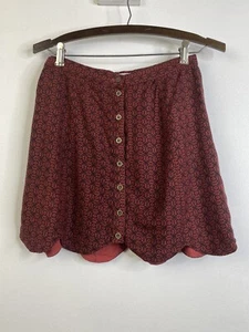 Cooperative Urban Outfitters Damenrock geknöpft bedruckt gewellter Saum Gr. 2 - Bild 1 von 6