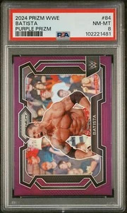 2024 Prizm WWE Batista Purple Prizm #84 PSA 8 - Bild 1 von 2