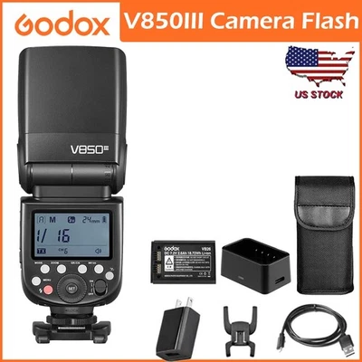 Flash Speedlight para cámara Godox V850III para Fuji Sony Canon Nikon Panasonic Foto 1 de 4