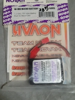 VINTAGE NOVAK NIMH MICRO BATERIA 5005 NOVO ESTOQUE ANTIGO NÃO PERCA DESCONTINUADO - Imagem 1 de 3