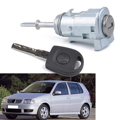 Kit de cilindro de bloqueo de puerta de coche para Volkswagen Golf Jetta 1997-2006 lado del conductor delantero Foto 1 de 4