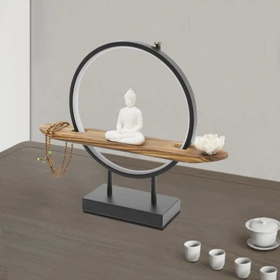 New Chinese-style Zen-inspired Buddha Figurin -usb No Incense,No Green Plants - Image 1 of 4