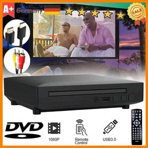 Mini DVD Player DVD Player Für TV, HD 1080P DVD Player HDMI USB Fernbedienung - Bild 1 von 18