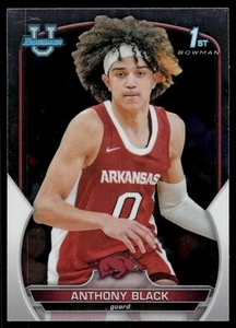 2022-23 Bowman University Chrome #58 Anthony Black - Picture 1 of 2