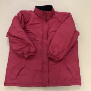 Vintage LL Bean Women’s Nylon Parka Jacket Coat Plus 3X Thinsulate Ultra Red - Picture 1 of 12