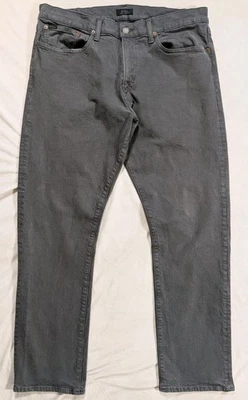 Polo Ralph Lauren The Hampton Jeans Mens 36x32 Gray Relaxed Straight Denim - Image 1 of 4