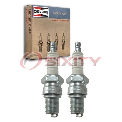 2 pc Champion Copper Plus Spark Plugs for 1958-1965 BMW Isetta 0.6L 0.7L H2 sp - Image 1 of 4