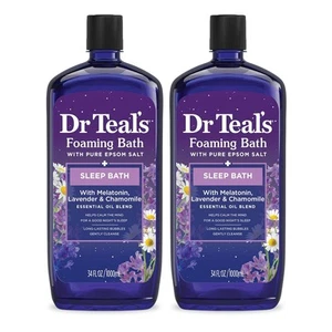 Dr Teal's Foaming Bath with Pure Epsom Salt, Sleep Blend 68 Fl Oz (Pack of 1) - Picture 1 of 12
