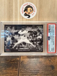 2024 Topps Black & White B&W YOSHINOBU YAMAMOTO Rookie Resolution #RR11 PSA 9 - Bild 1 von 3
