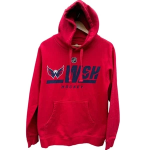 Washington Capitals WSH NHL hockey Fanatics red hoodie sweatshirt Medium - Picture 1 of 4
