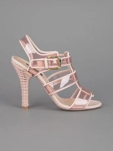 Dolce & Gabbana transparente Sandale Größe: 37,5 Einzelhandel 945 $ NEU - Bild 1 von 8