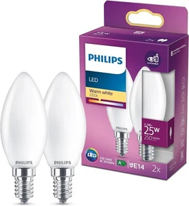 PHILIPS 5.9w LED CANDLE CLASSIC BULB 40w DIMTONE E14 B35 CRI 90 - Picture 1 of 2