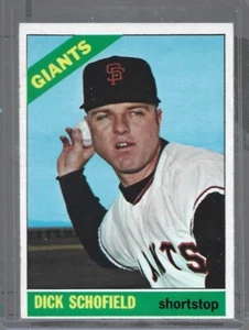 Dick Schofield 1966 Topps Baseballkarte halbhoch #474 - San Francisco Giants - Bild 1 von 2