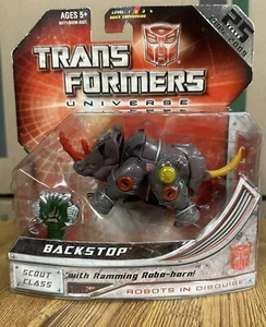 Transformers Universe Scout Class Backstop Action Figure 1984-2009 NEW - Picture 1 of 6