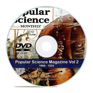 Popular Science Magazine, Vol 2 Publication DVD, 1906-1924, 206 color issues - Picture 1 of 1