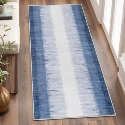 LAHOME Modern Abstract 2x4 Rug Washable Small Bedroom Rug Non Slip Bathroom Runner R...