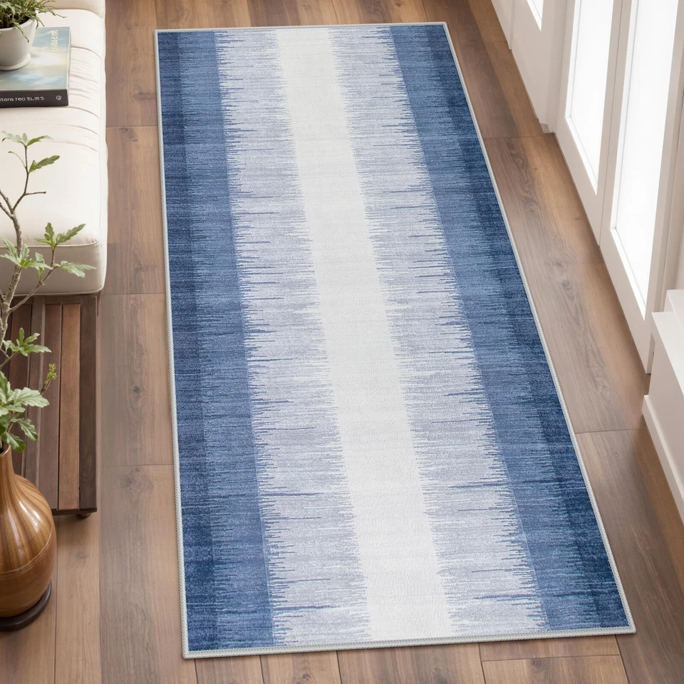 LAHOME Modern Abstract 2x4 Rug Washable Small Bedroom Rug Non Slip Bathroom Runner R...