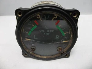 Weston Electrical Instruments Vintage Cylinder Dual Temperature Sensor WWII - Picture 1 of 4