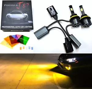 Kit LED F15 140W 9007 HB5 3000K Amarillo Dos Bombillas Faro Doble Haz Actualización Lámpara - Imagen 1 de 21