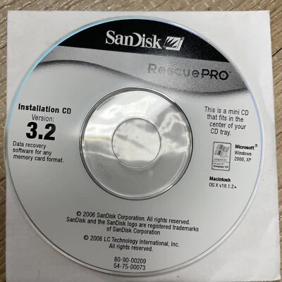 Sandisk Rescue Pro 3.2 2006 Vintage Software - Image 1 of 3
