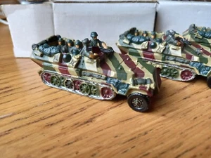 German 20mm APC crewed and painted white metal new box damaged - Picture 1 of 1