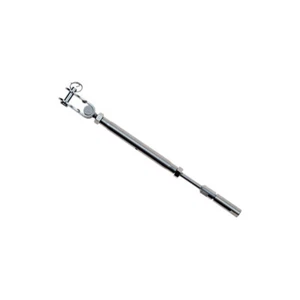 Hebilla giratoria marina sin muescas y palanca para cable de riel de cable de 1/8", acero inoxidable - Imagen 1 de 8