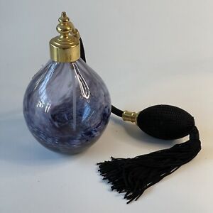 Caithness Glass Perfume Atomiser Bottle Art Glass Swirl Original Label>