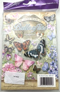 Hunkydory Little Book of Butterflies 144 Sheet 24 Designs Set Size 4" x 6" New - Picture 1 of 3