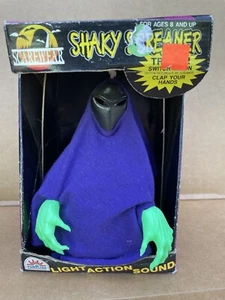 HALLOWEEN SCAREWEAR SHAKY SCREAMER SONIDO DE ACCIÓN 8” DEMON ALIEN FUNRISE 1993 - Imagen 1 de 9